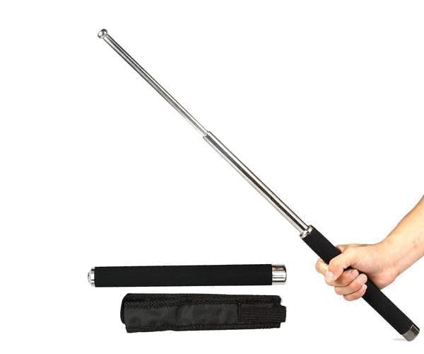 31" Foldable Safety Stick – Personal Security Multitool with Comfortable Grip & Carry Bag