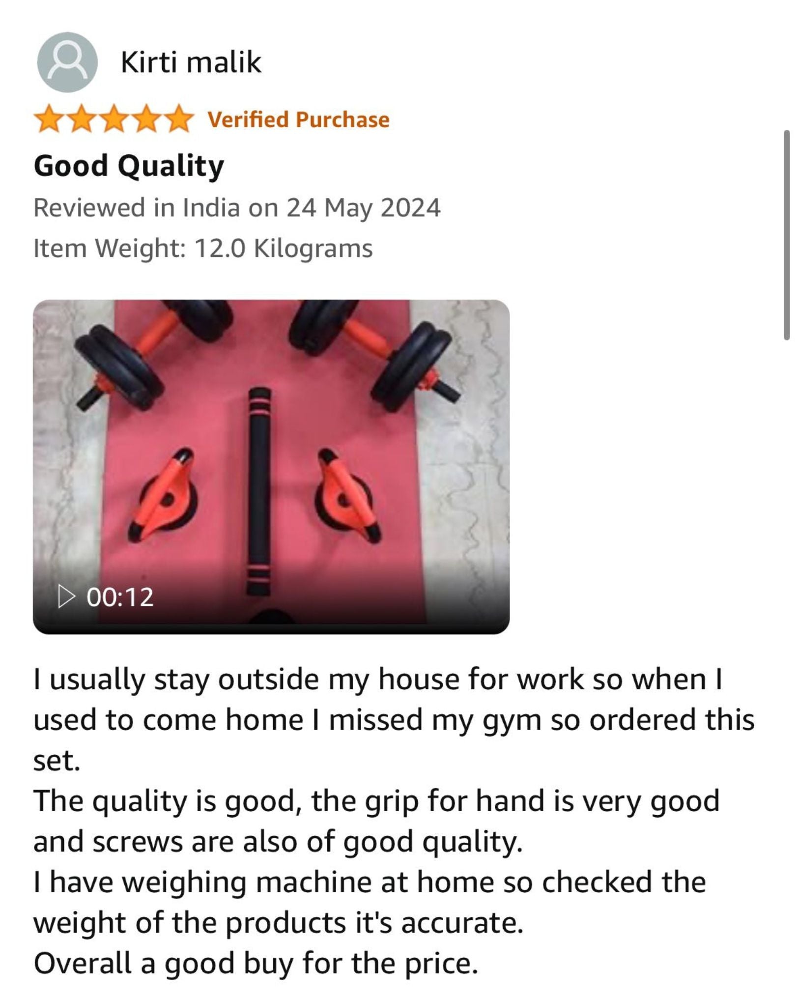 Burnlab 6-in-1 Adjustable Weight Training Kit: Dumbbells, Kettlebells & Barbells - 2kg Total Weight