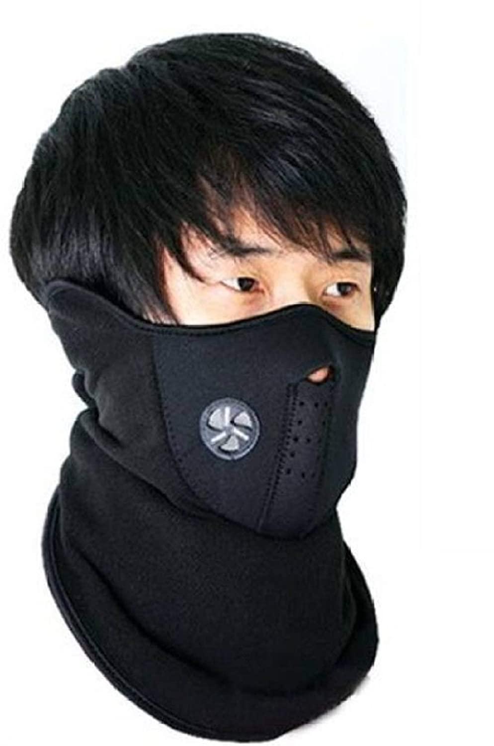 BEAX-Men's Neoprene Motorcycle Balaclava Mask - UV & Dust Protection
