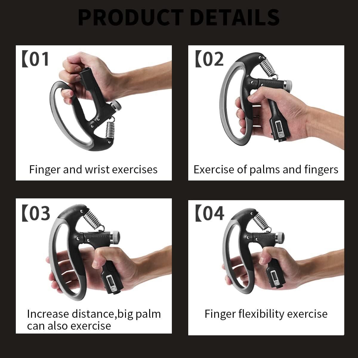 Adjustable Counting Hand Gripper