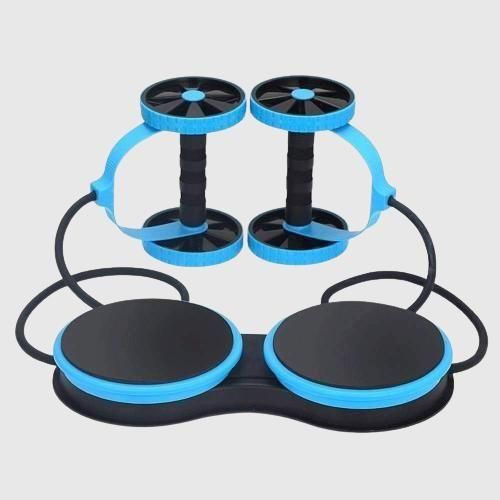 Ab Roller Wheel for Core Workouts with Knee Pad – Synthetic Fiber, Heavy Duty (1.5kg)