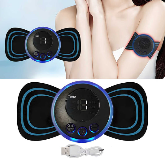 Mini Electric Massager – 8 Modes, 19 Levels, Rechargeable
