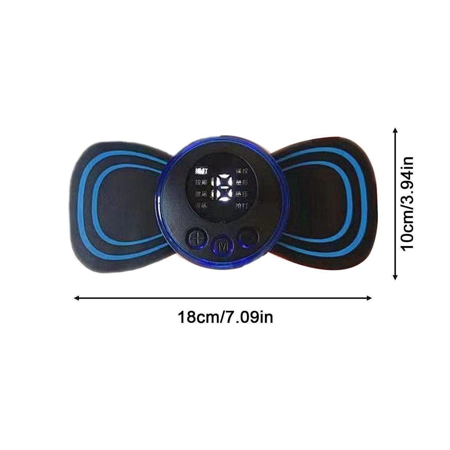 Mini Electric Massager – 8 Modes, 19 Levels, Rechargeable
